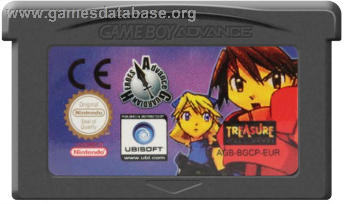 Advance Guardian Heroes - Nintendo Game Boy Advance - Artwork - Cartridge