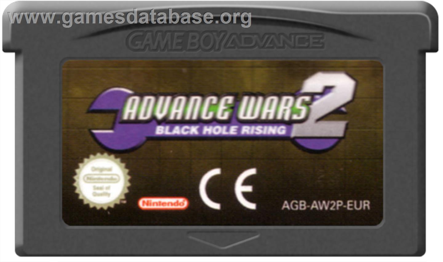Advance Wars 2: Black Hole Rising - Nintendo Game Boy Advance - Artwork - Cartridge