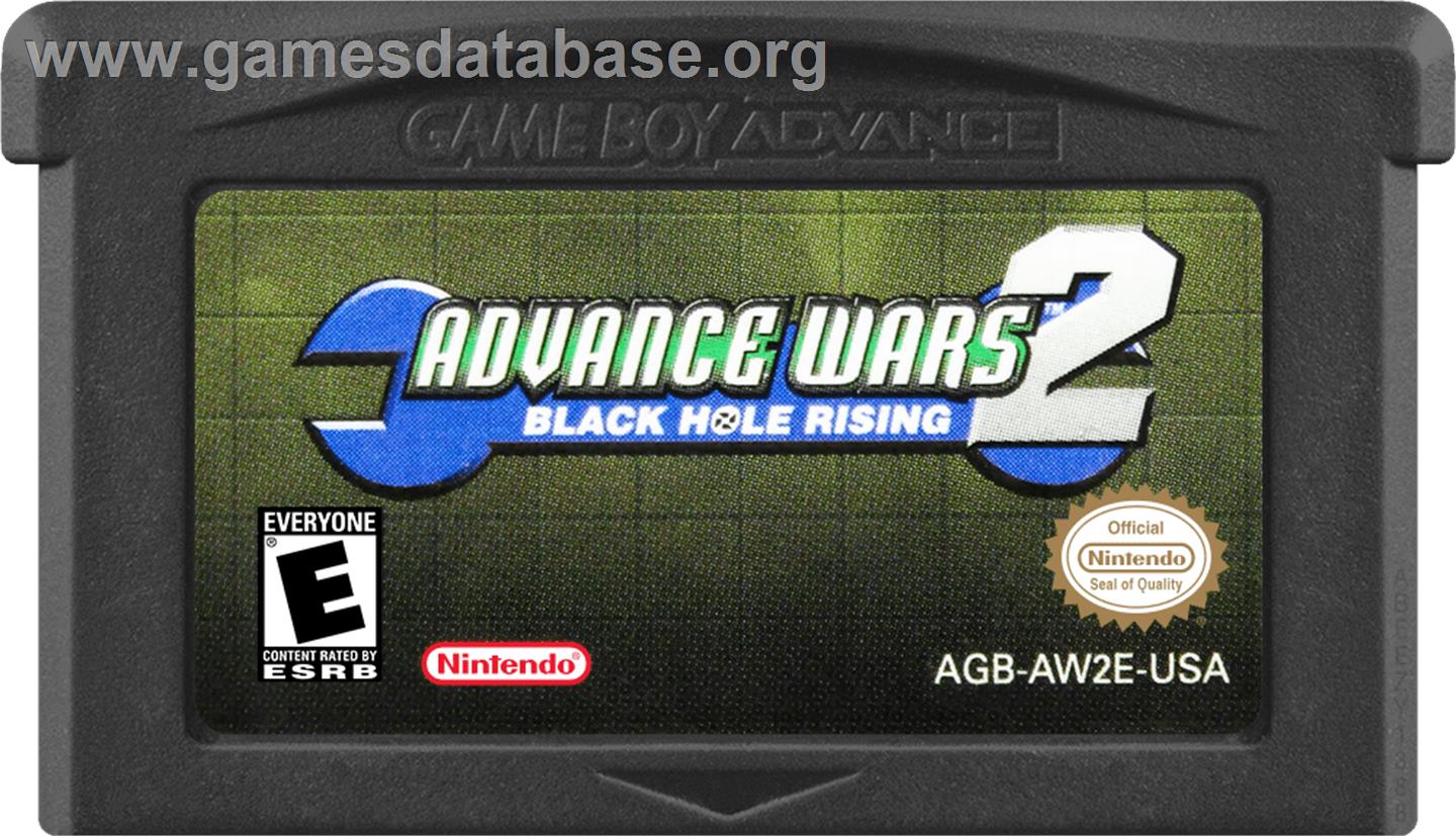 Advance Wars 2 - Black Hole Rising - Nintendo Game Boy Advance - Artwork - Cartridge
