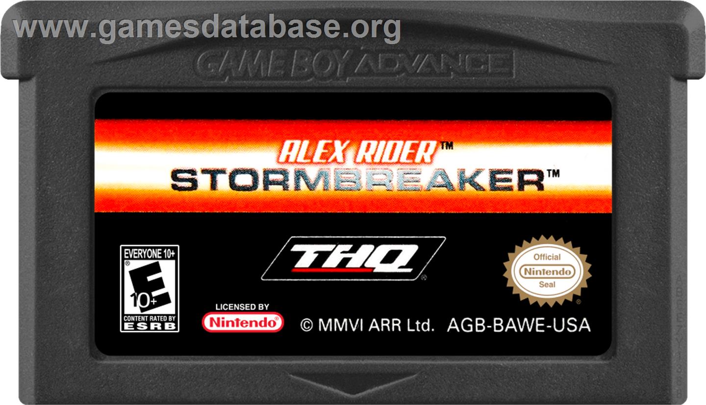 Alex Rider - Stormbreaker - Nintendo Game Boy Advance - Artwork - Cartridge