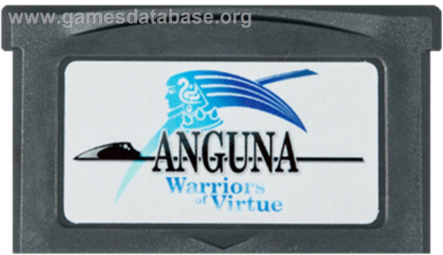 Anguna - Warriors Of Virtue - Nintendo Game Boy Advance - Artwork - Cartridge