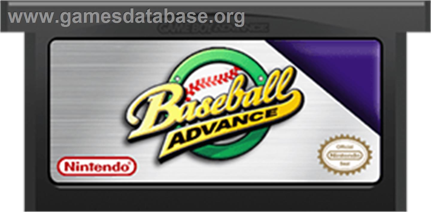 Baseball Advance - Nintendo Game Boy Advance - Artwork - Cartridge