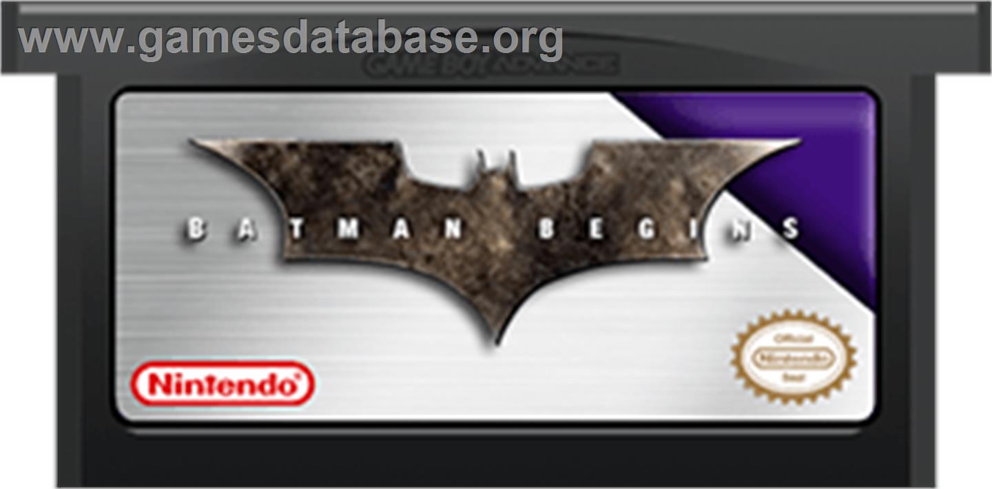 Batman Begins - Nintendo Game Boy Advance - Artwork - Cartridge