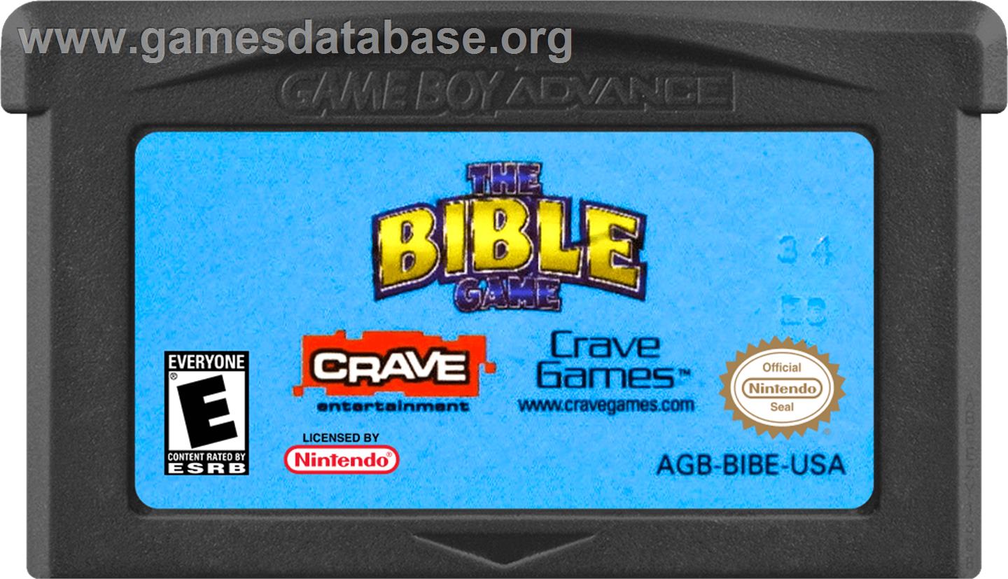 Bible Game, The - Nintendo Game Boy Advance - Artwork - Cartridge