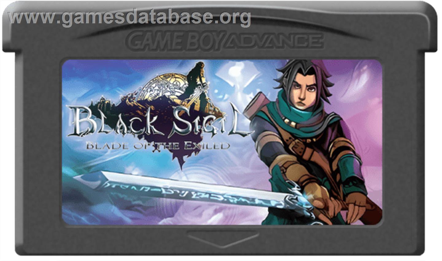 Black Sigil - Blade of the Exiled - Nintendo Game Boy Advance - Artwork - Cartridge