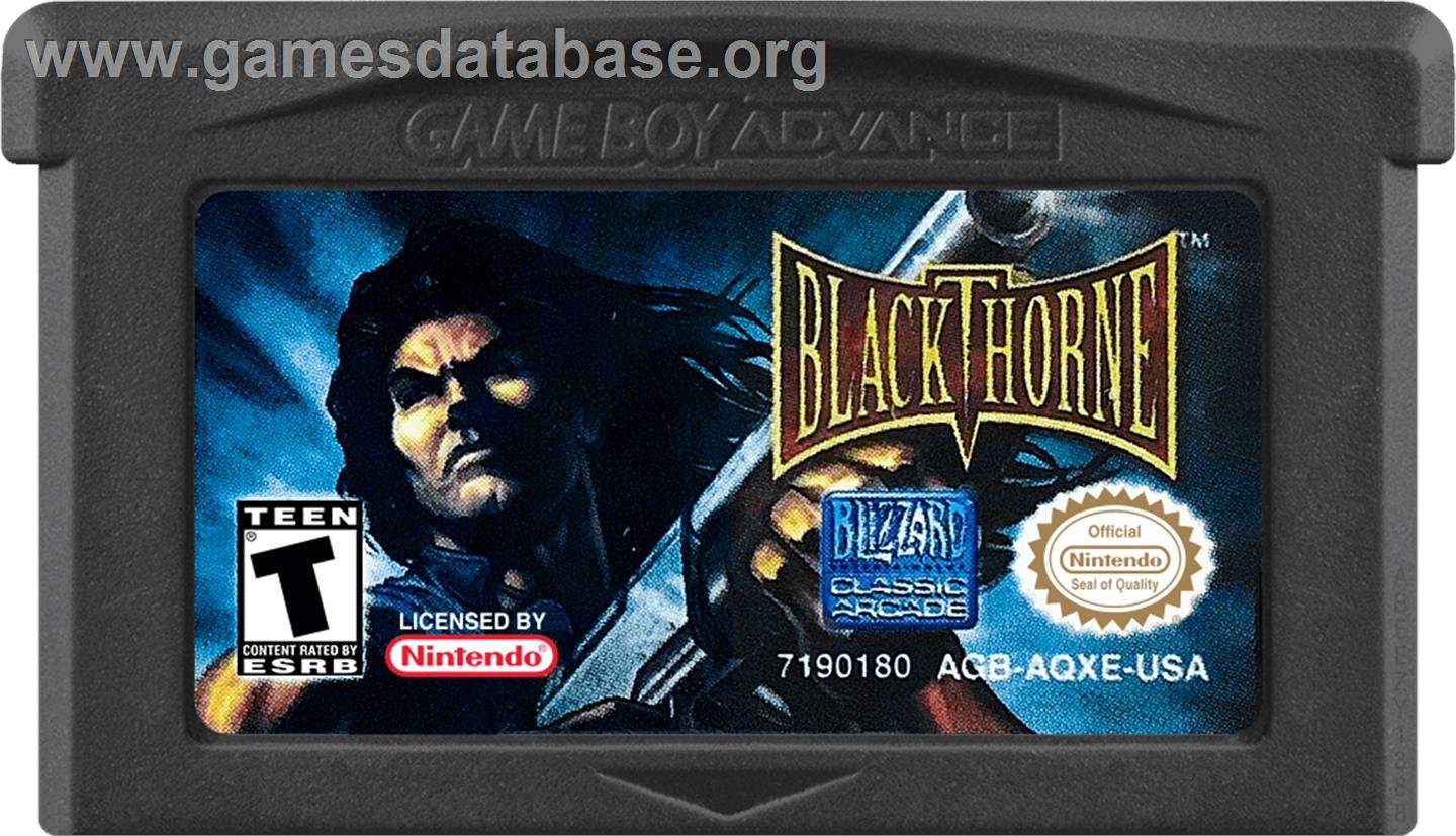Blackthorne - Nintendo Game Boy Advance - Artwork - Cartridge