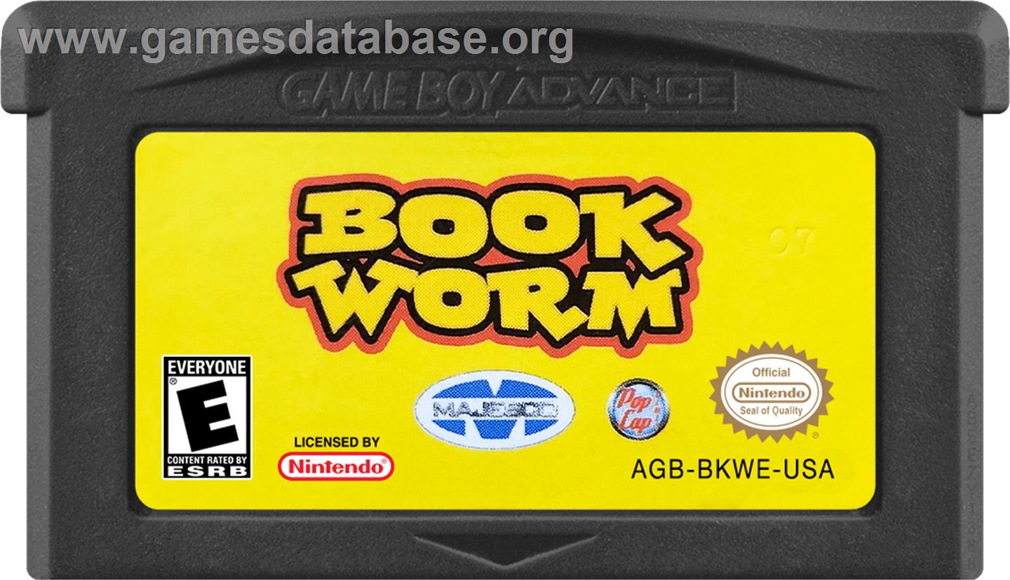 Bookworm - Nintendo Game Boy Advance - Artwork - Cartridge