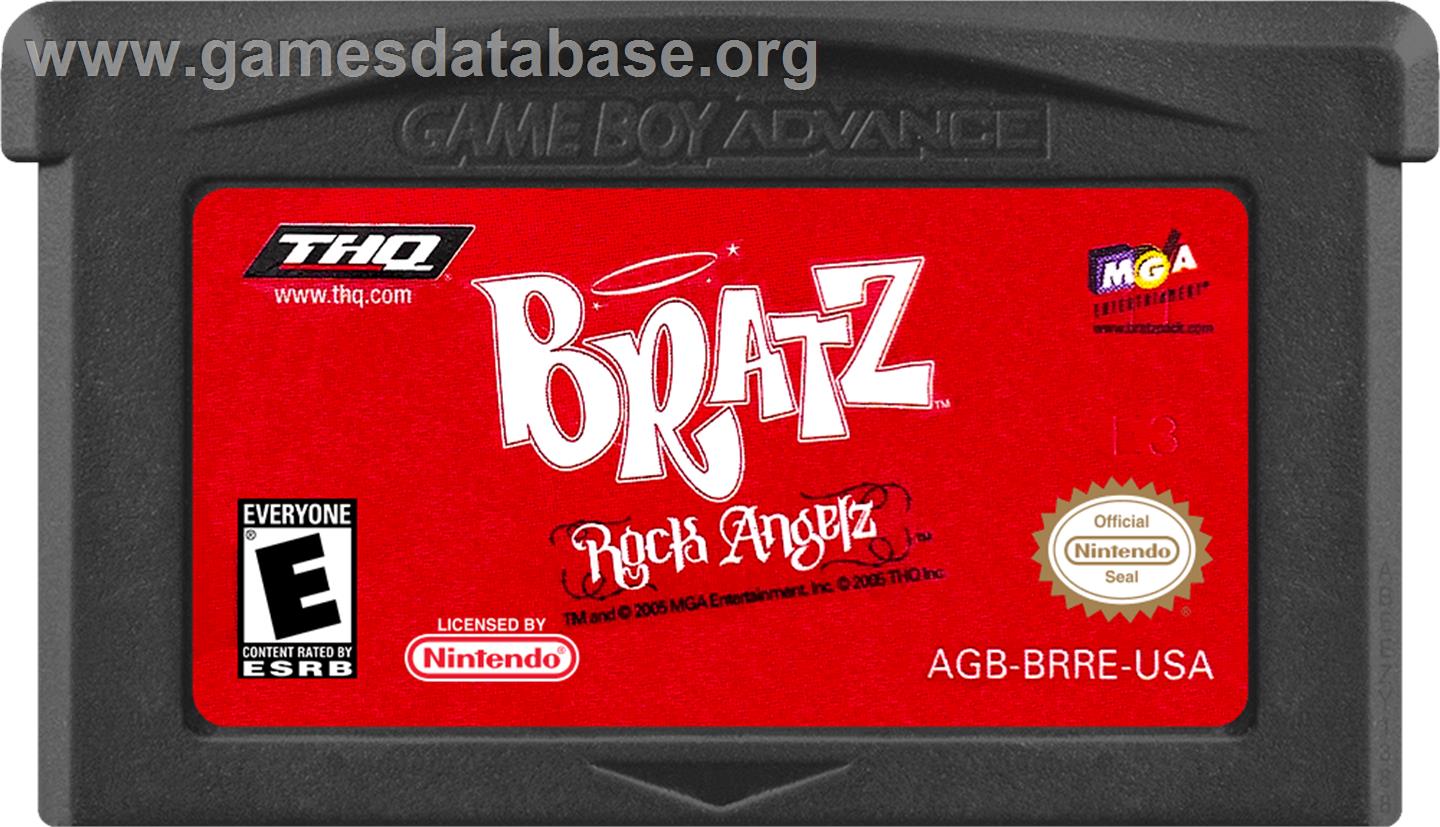 Bratz - Rock Angelz - Nintendo Game Boy Advance - Artwork - Cartridge