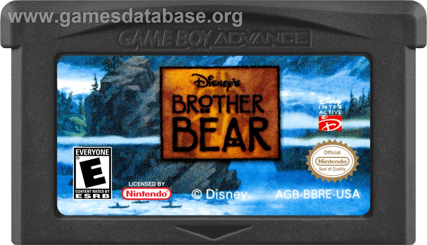 Brother Bear - Nintendo Game Boy Advance - Artwork - Cartridge