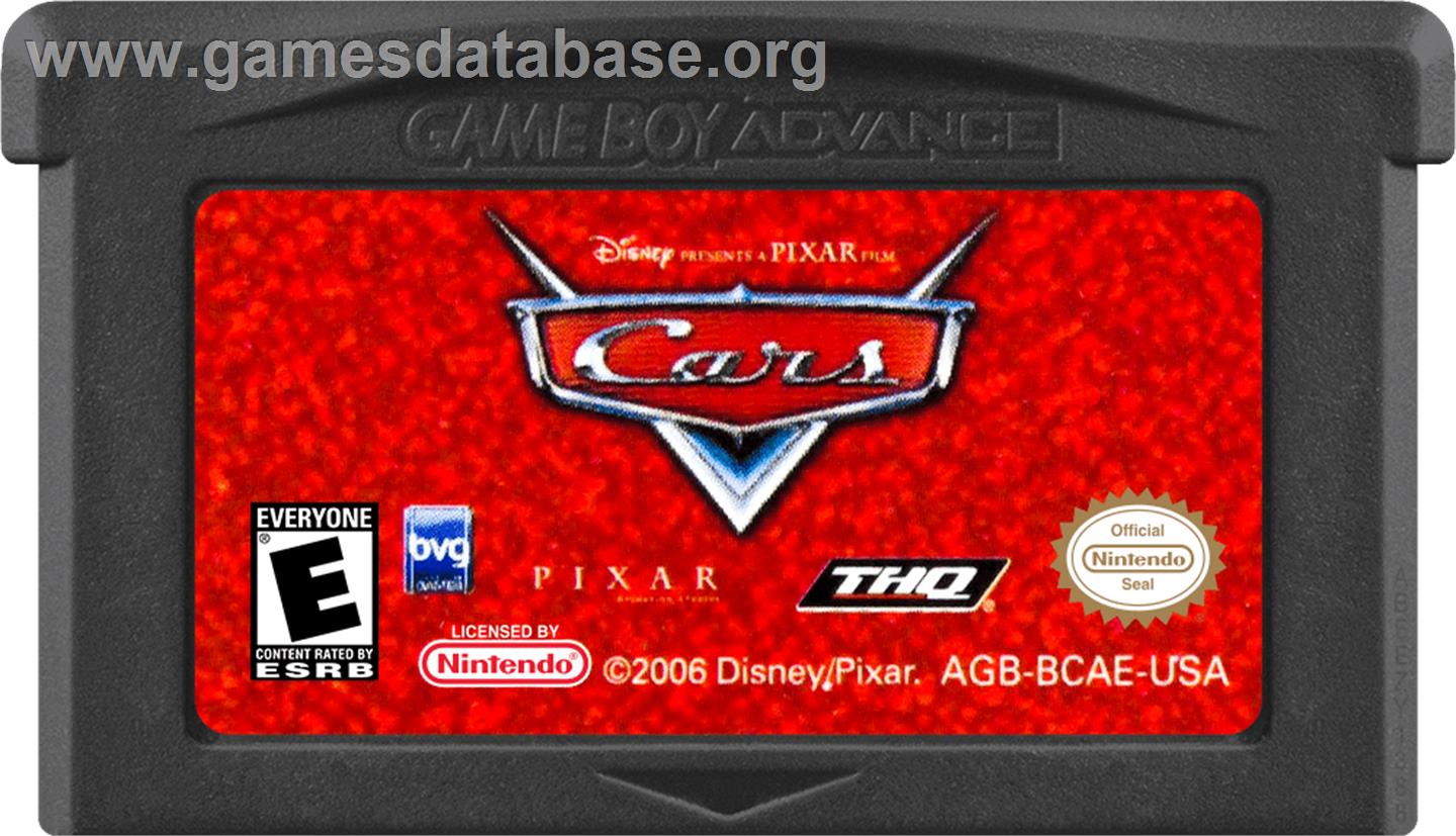 Cars - Nintendo Game Boy Advance - Artwork - Cartridge