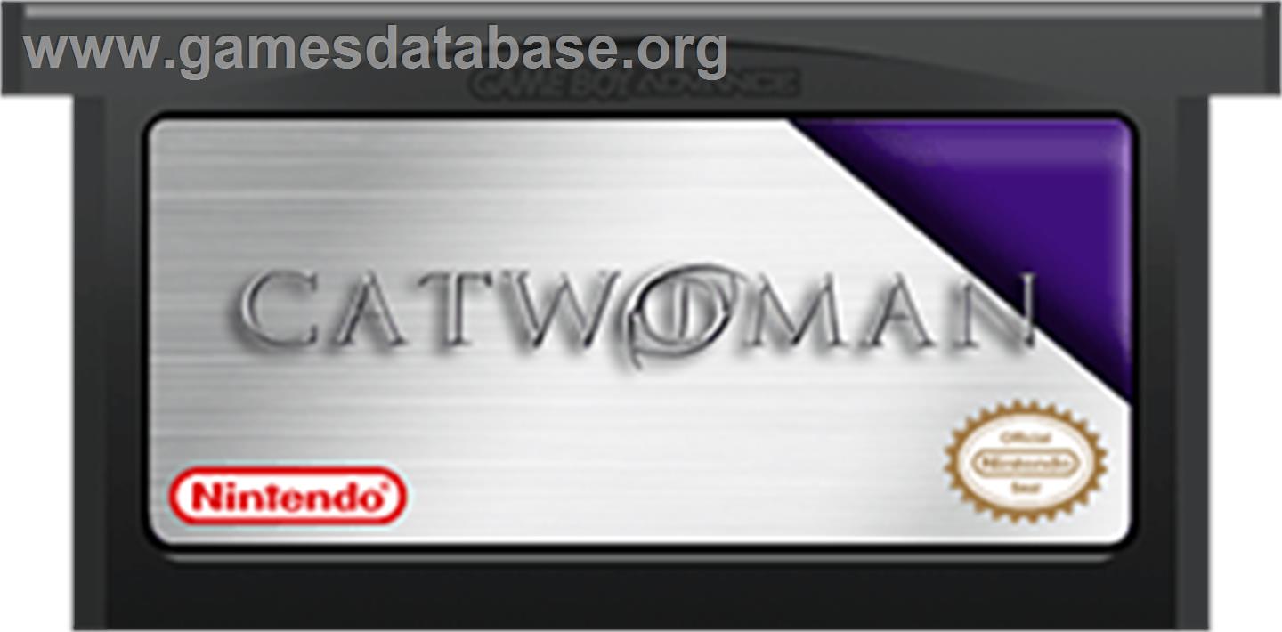 Catwoman - Nintendo Game Boy Advance - Artwork - Cartridge
