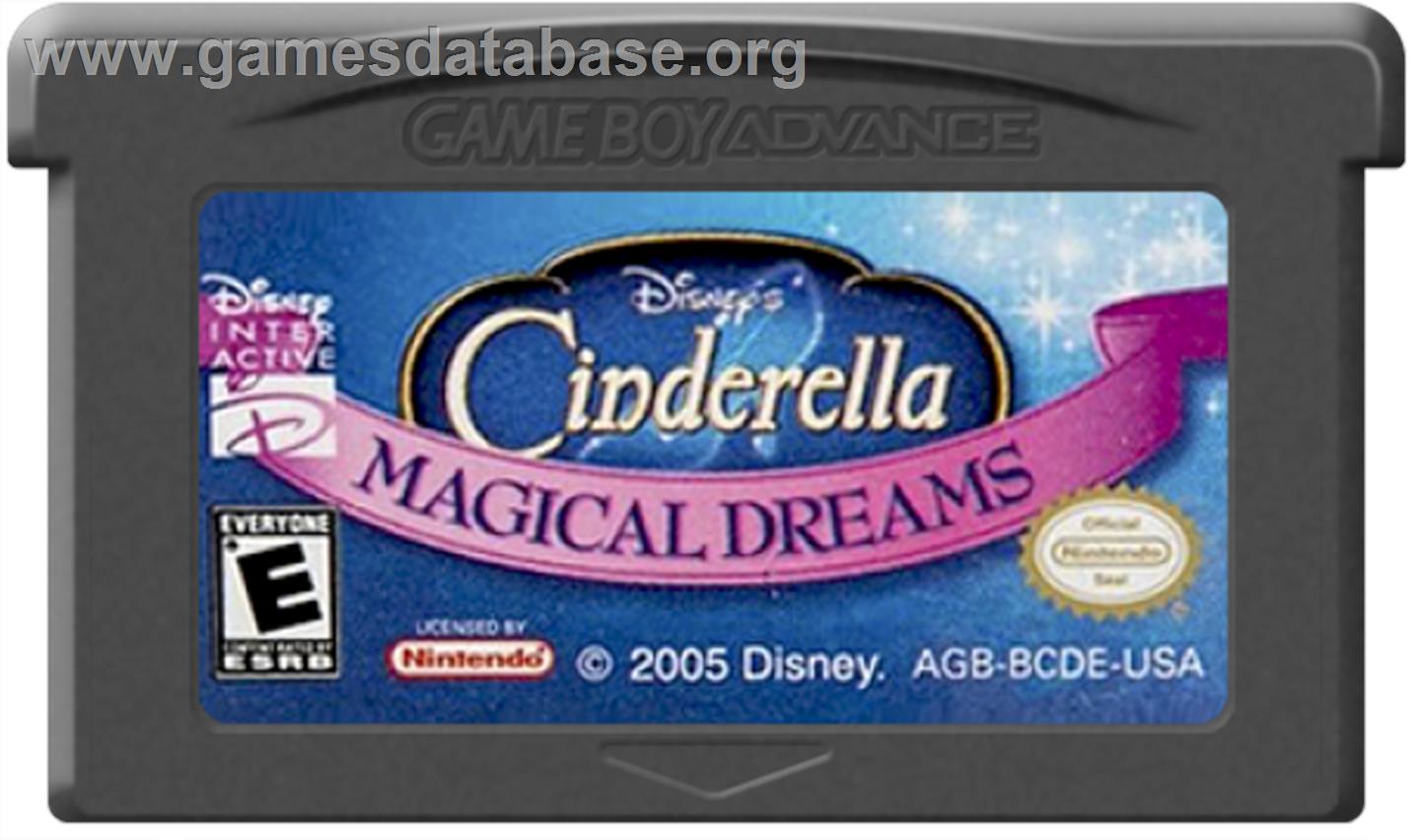 Cinderella: Magical Dreams - Nintendo Game Boy Advance - Artwork - Cartridge