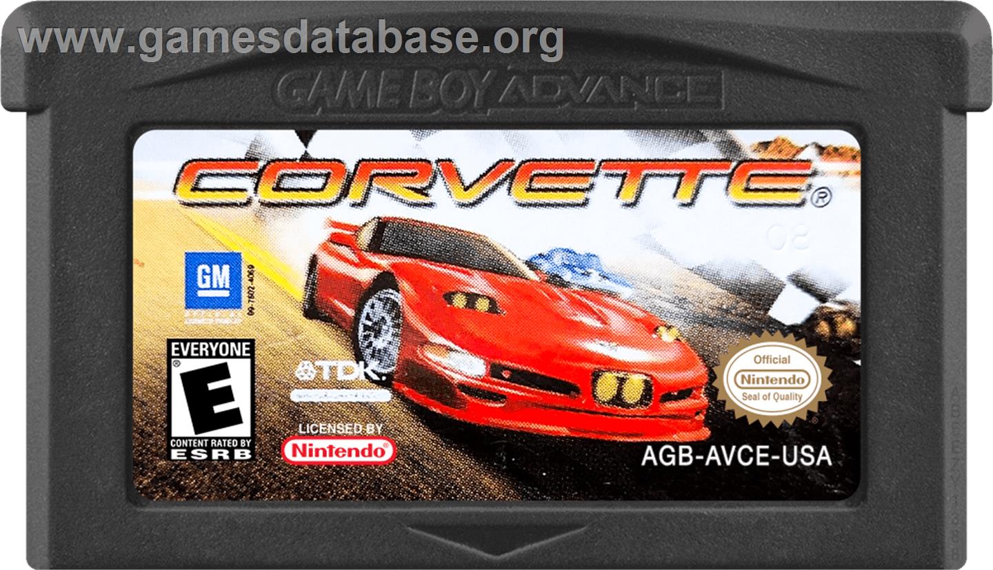 Corvette - Nintendo Game Boy Advance - Artwork - Cartridge