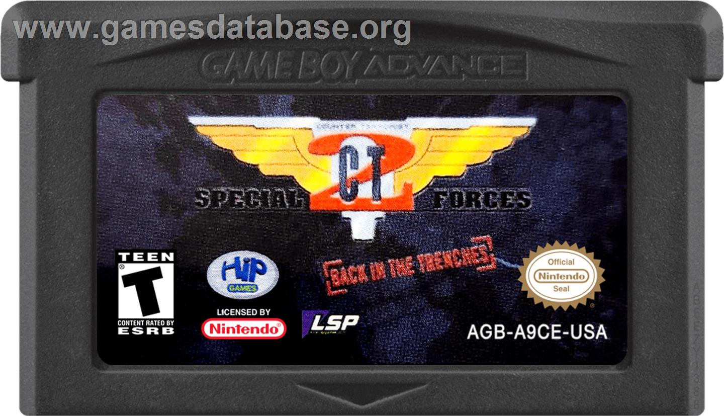 Ct Special Forces - Back To Hell - Nintendo Game Boy Advance - Artwork - Cartridge