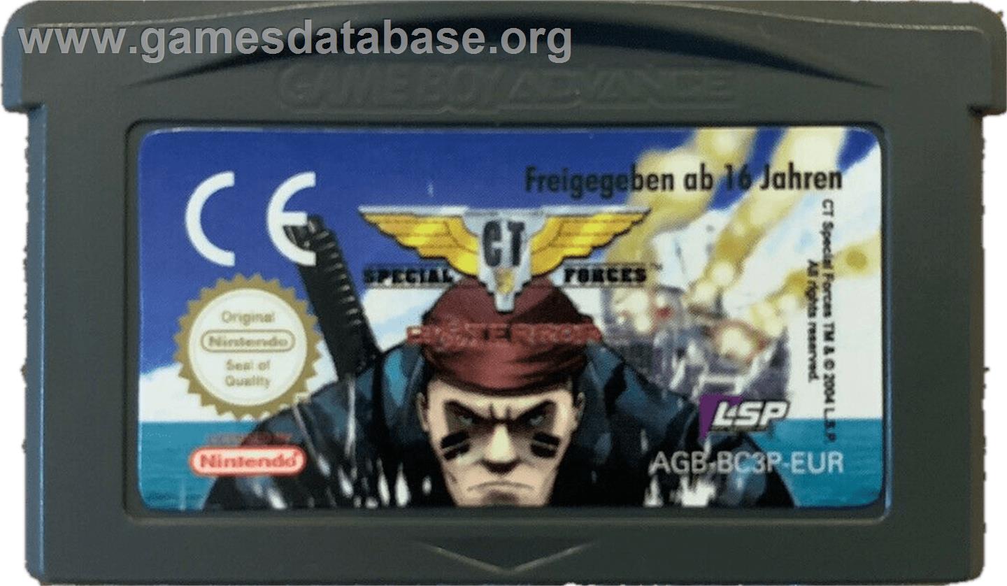 Ct Special Forces 3 - Bioterror - Nintendo Game Boy Advance - Artwork - Cartridge