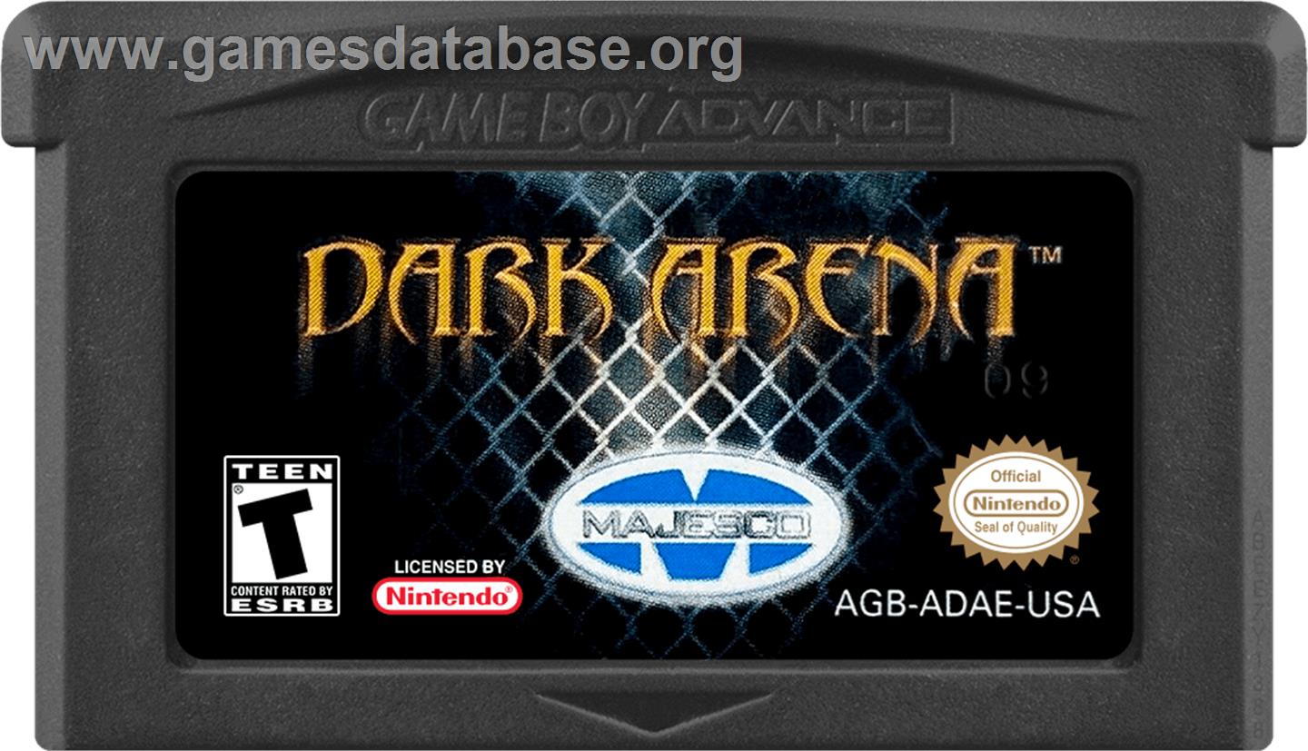 Dark Arena - Nintendo Game Boy Advance - Artwork - Cartridge