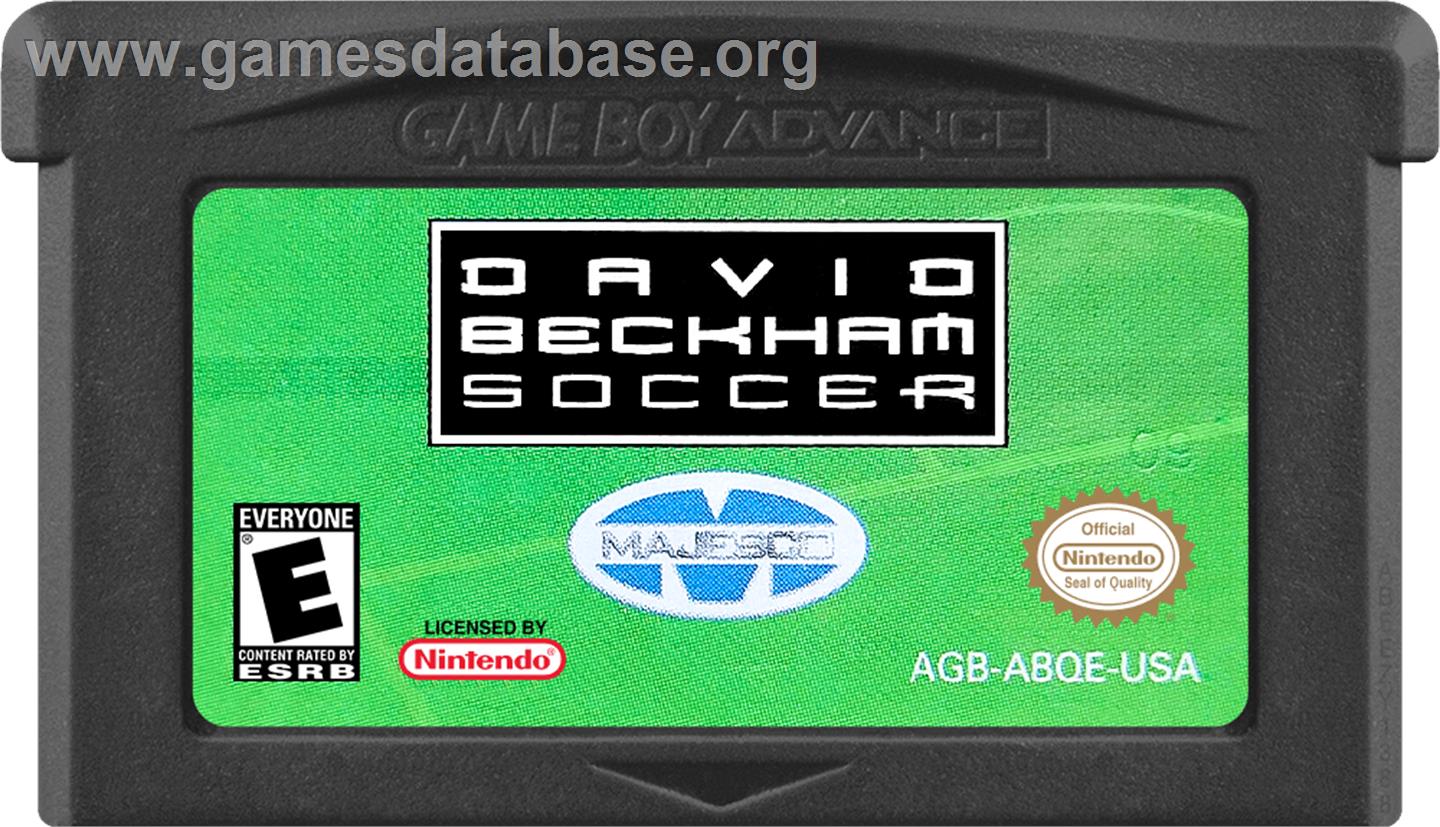 David Beckham Soccer - Nintendo Game Boy Advance - Artwork - Cartridge