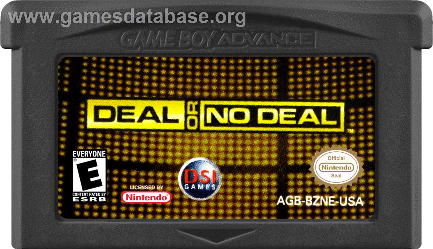 Deal Or No Deal - Nintendo Game Boy Advance - Artwork - Cartridge