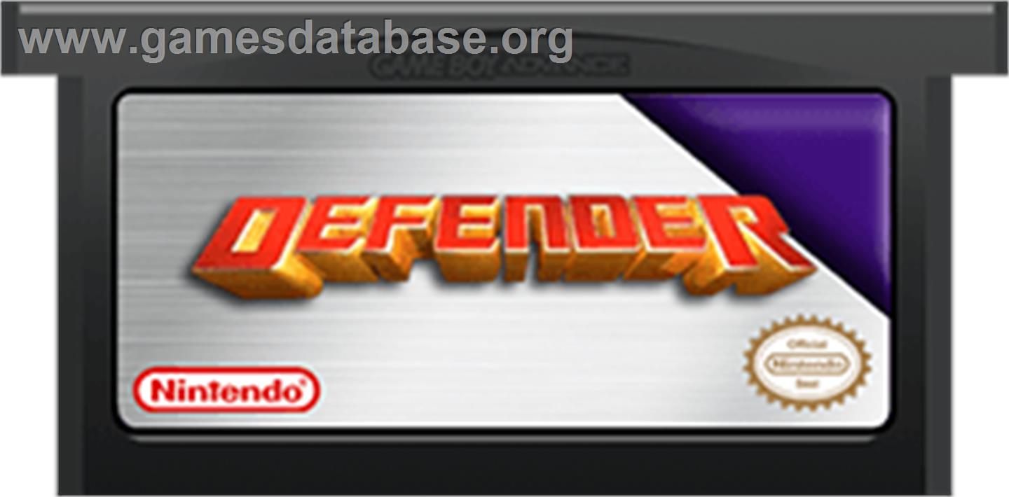 Defender - Nintendo Game Boy Advance - Artwork - Cartridge
