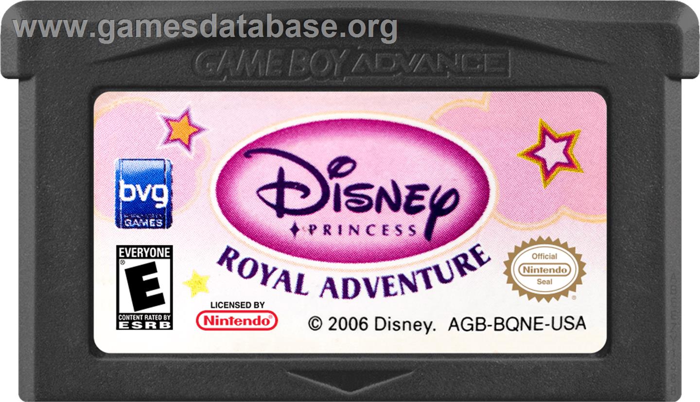 Disney Princess - Royal Adventure - Nintendo Game Boy Advance - Artwork - Cartridge