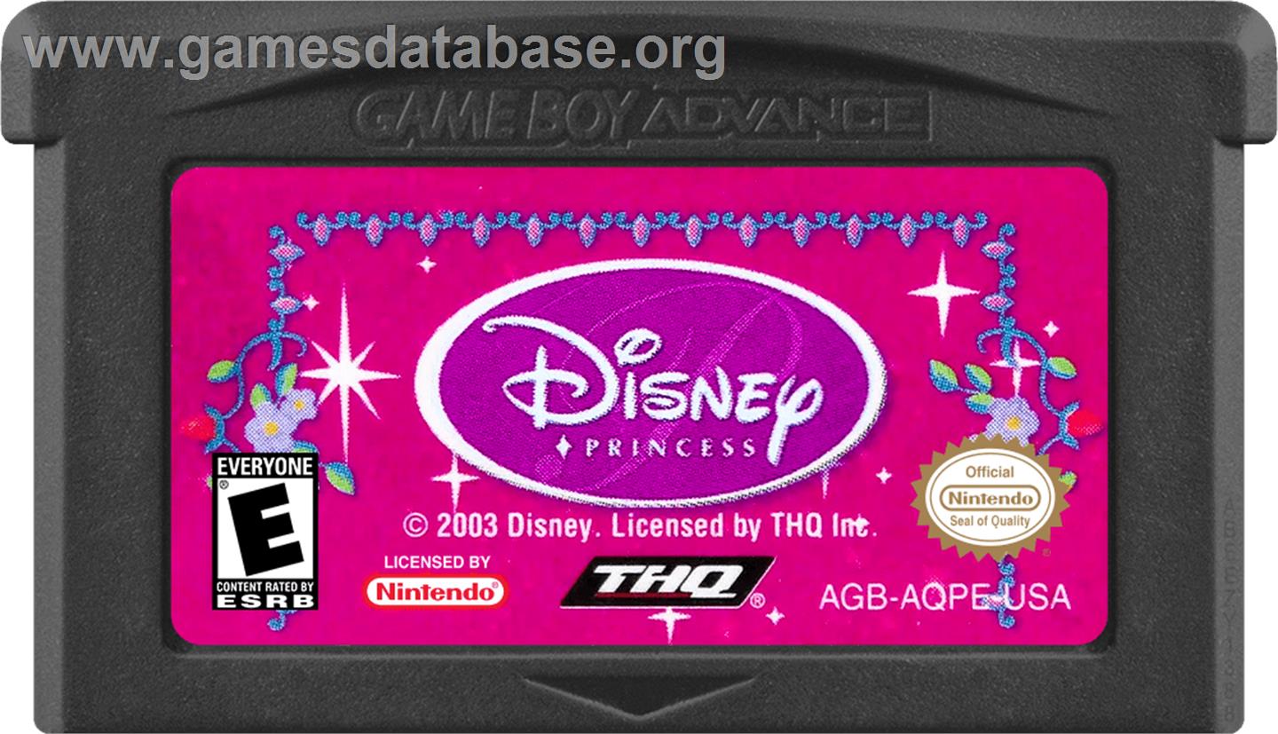 Disney Princesse - Nintendo Game Boy Advance - Artwork - Cartridge