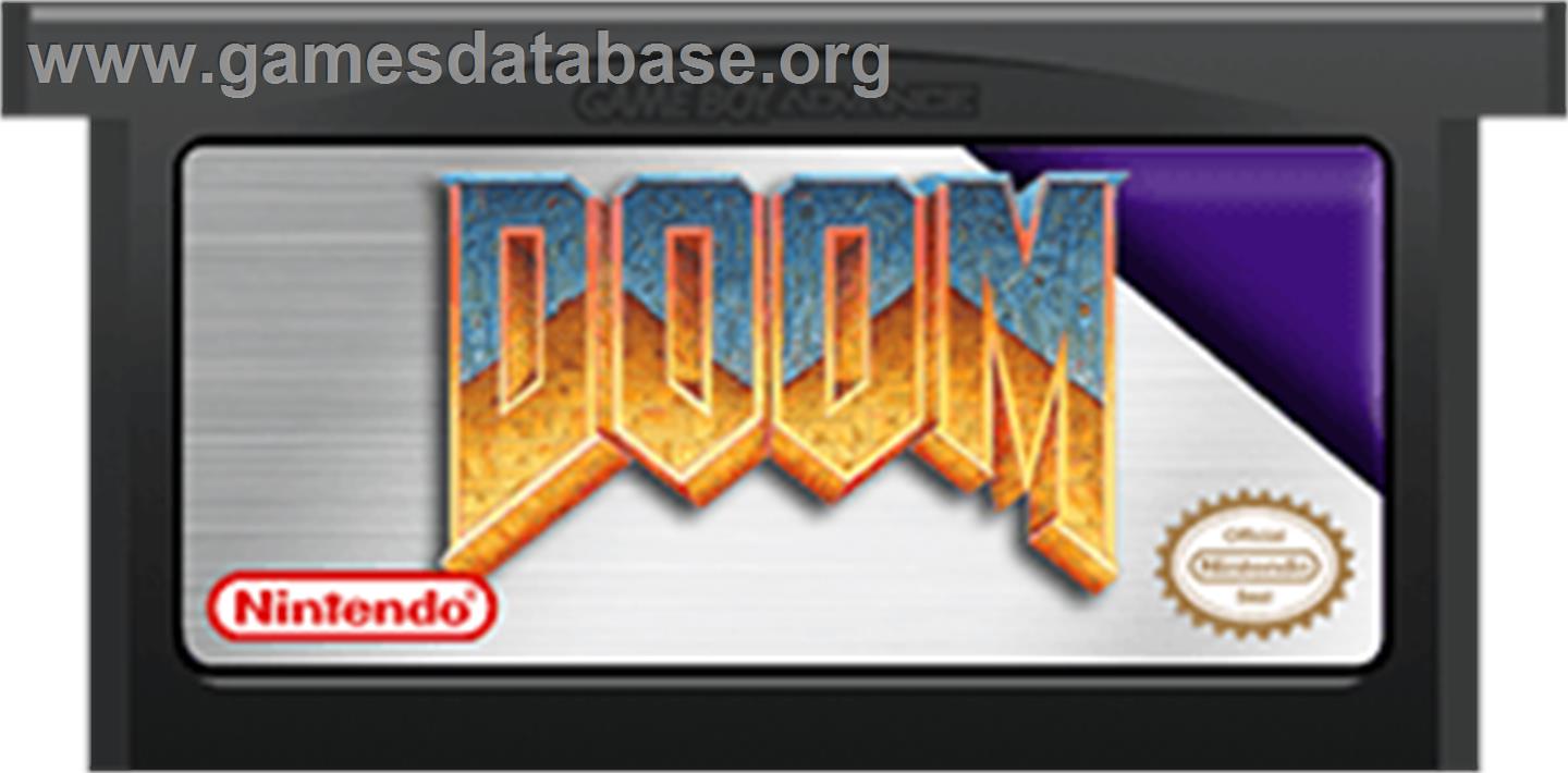 Doom - Nintendo Game Boy Advance - Artwork - Cartridge