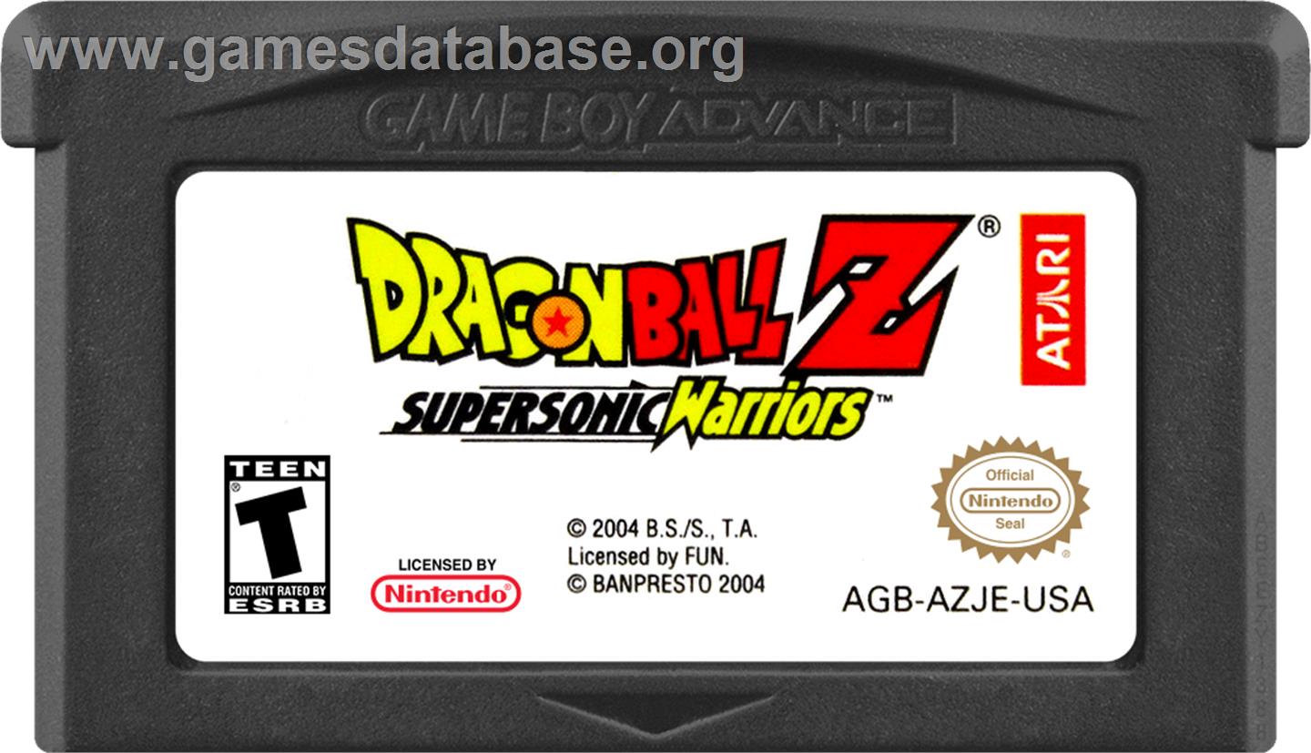 Dragon Ball Z - Supersonic Warriors - Nintendo Game Boy Advance - Artwork - Cartridge