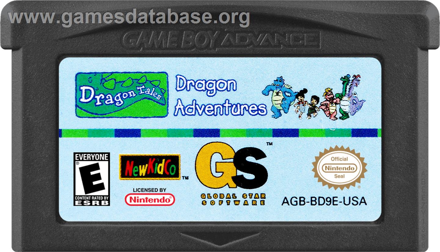Dragon Tales - Dragon Adventures - Nintendo Game Boy Advance - Artwork - Cartridge