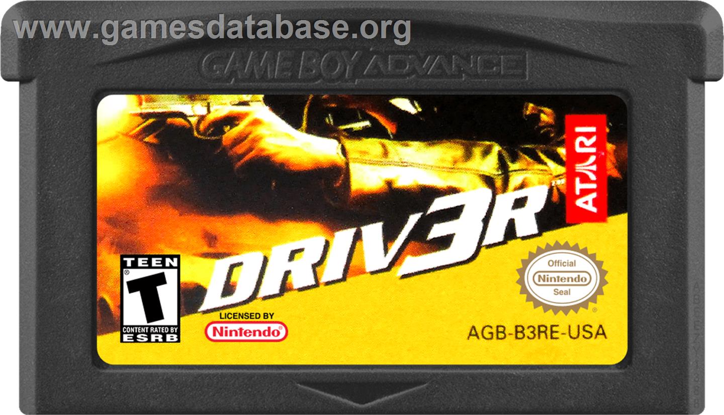 Driv3r - Nintendo Game Boy Advance - Artwork - Cartridge