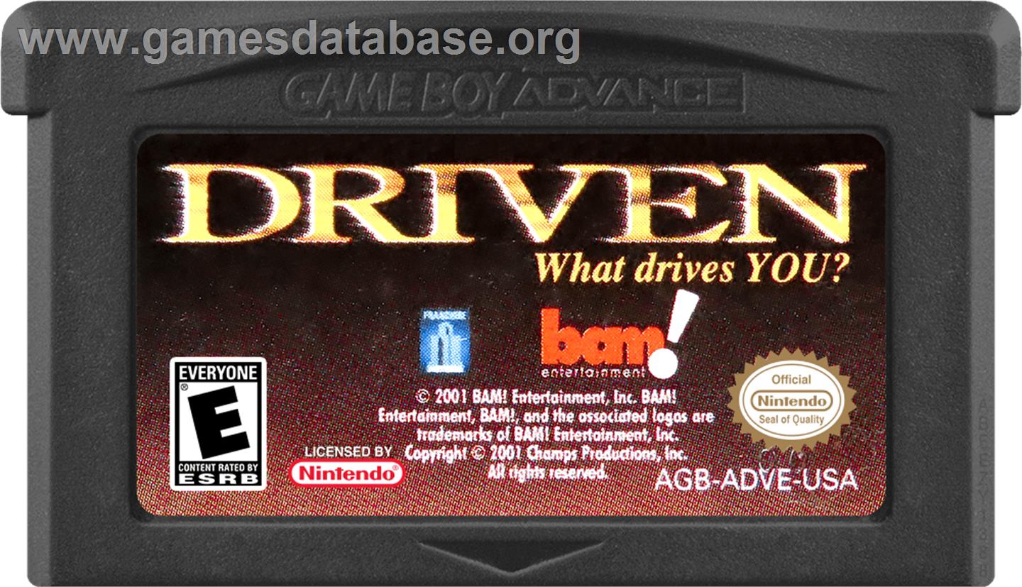 Driven - Nintendo Game Boy Advance - Artwork - Cartridge