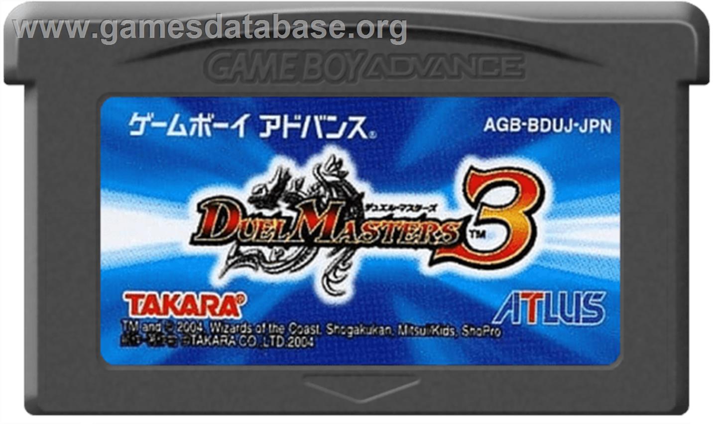 Duel Masters 3 - Nintendo Game Boy Advance - Artwork - Cartridge