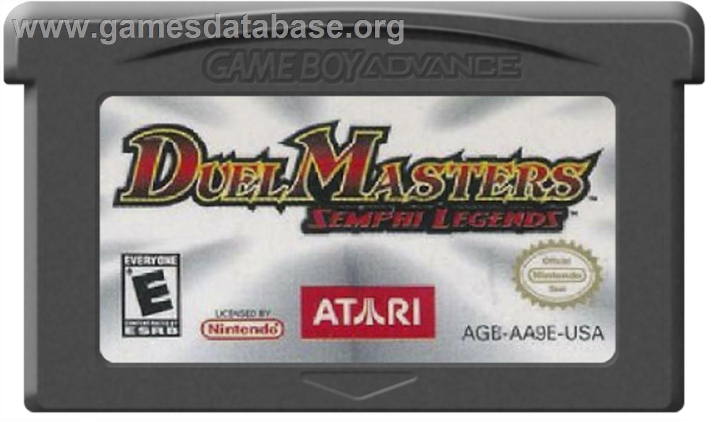 Duel Masters Sempai Legends - Nintendo Game Boy Advance - Artwork - Cartridge