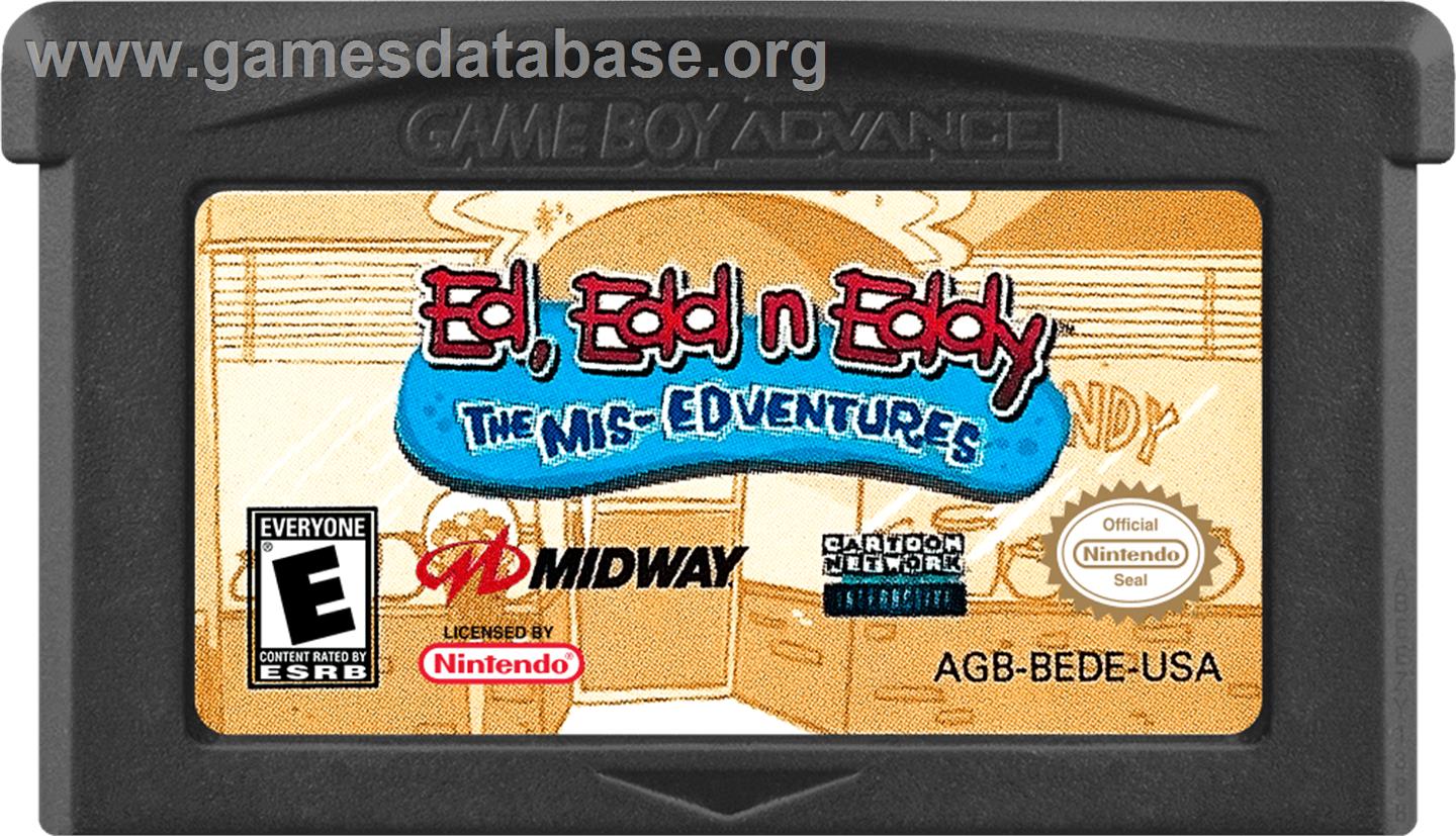 Ed Edd'n Eddy - The Mis-Edventures - Nintendo Game Boy Advance - Artwork - Cartridge