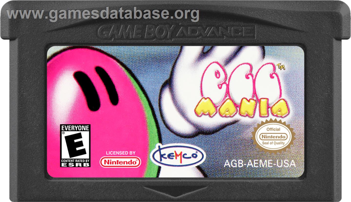 Eggo Mania - Nintendo Game Boy Advance - Artwork - Cartridge