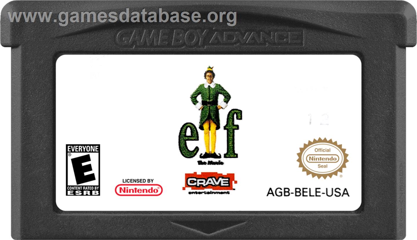 Elf - The Movie - Nintendo Game Boy Advance - Artwork - Cartridge