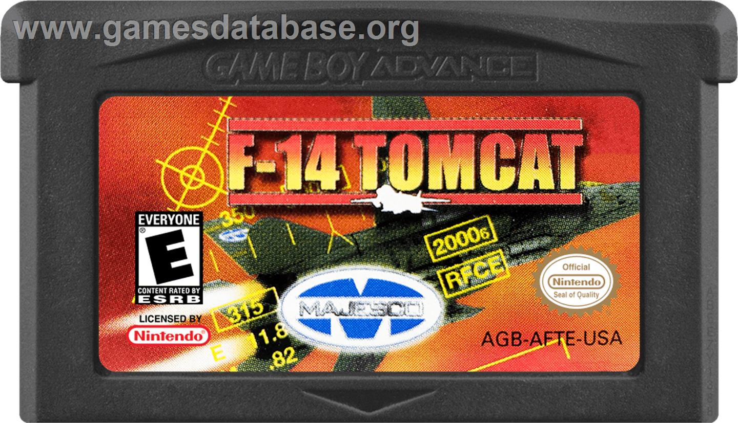 F-14 Tomcat - Nintendo Game Boy Advance - Artwork - Cartridge