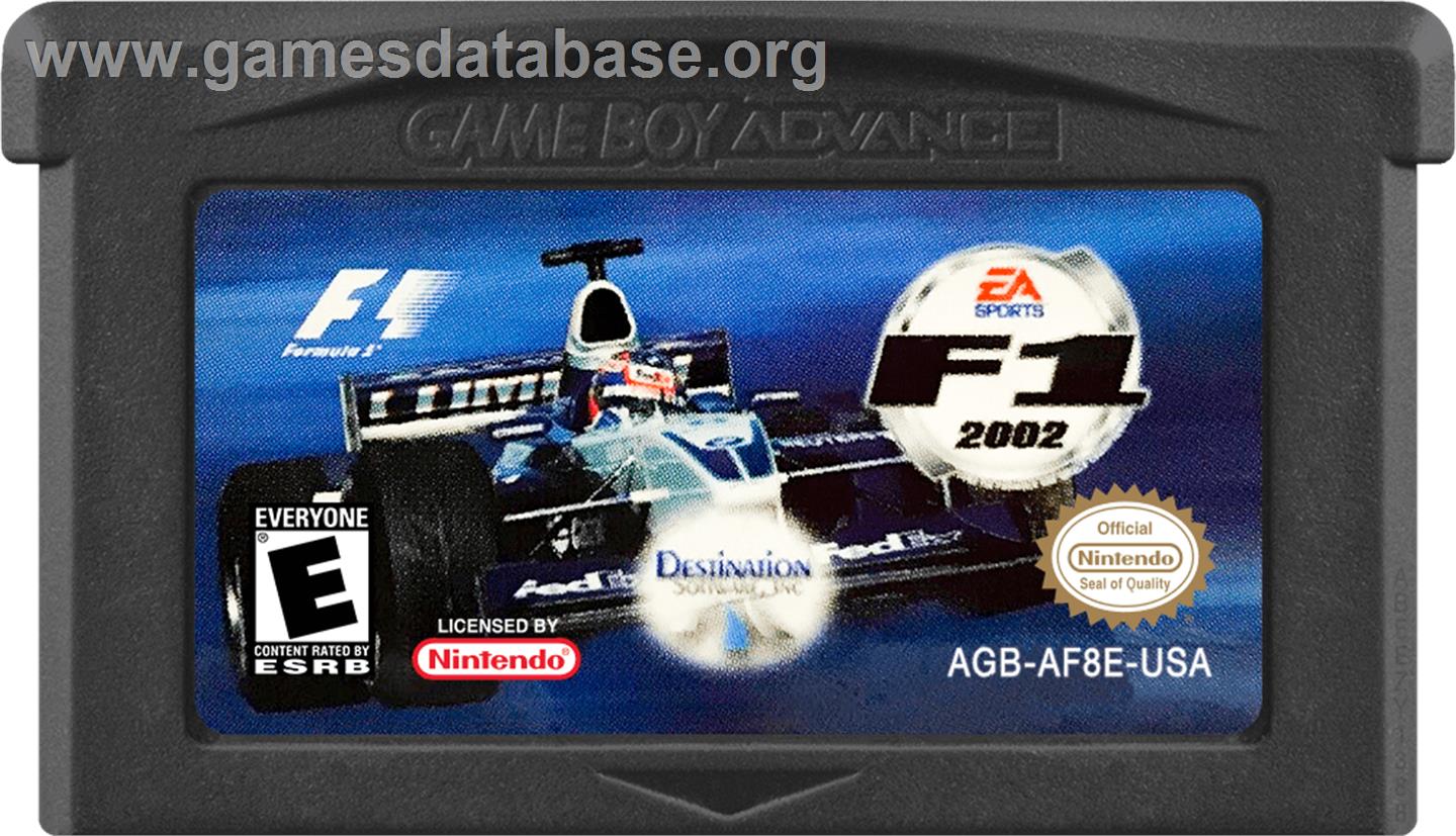 F1 2002 - Nintendo Game Boy Advance - Artwork - Cartridge