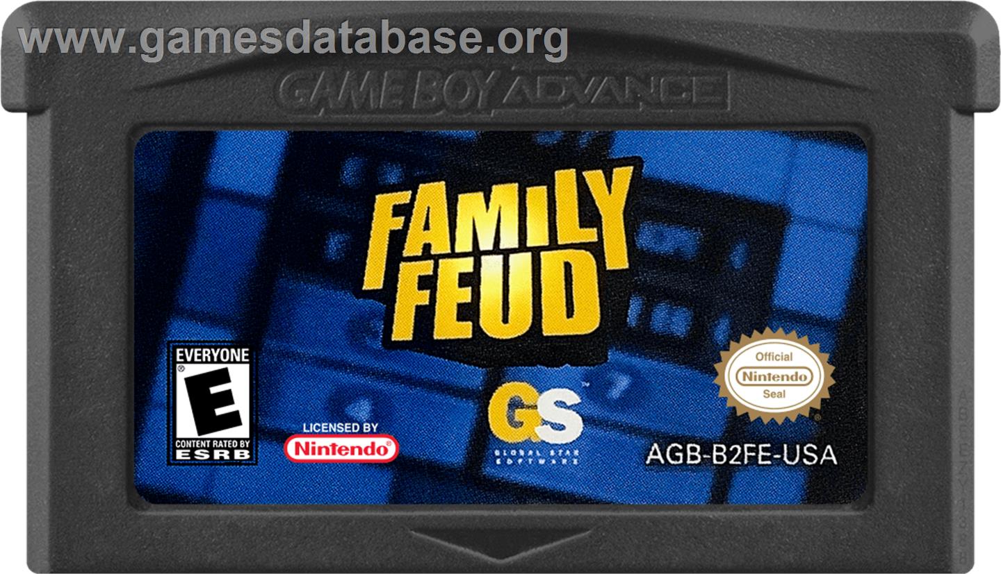 Family Feud - Nintendo Game Boy Advance - Artwork - Cartridge