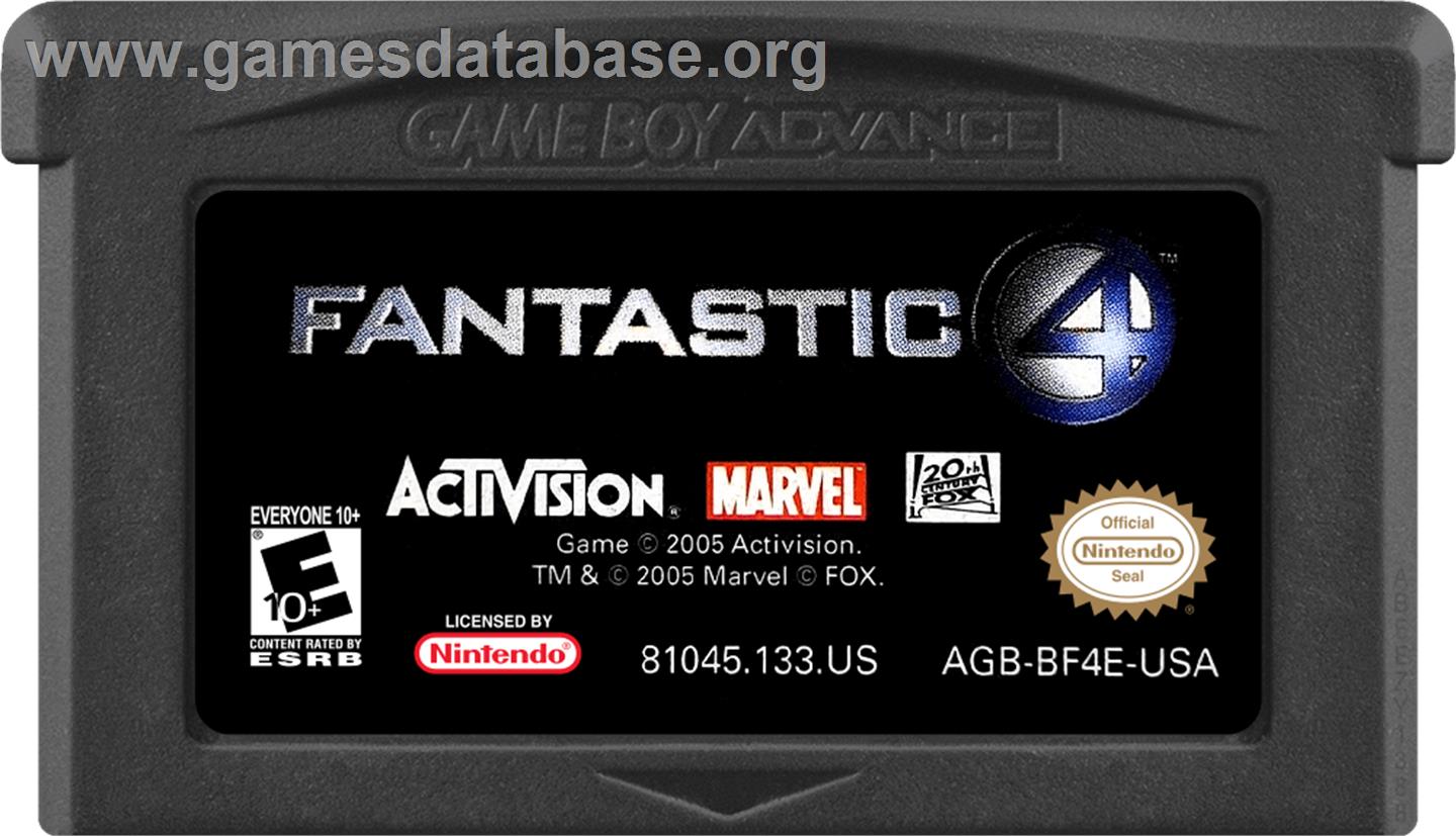 Fantastic 4 - Nintendo Game Boy Advance - Artwork - Cartridge