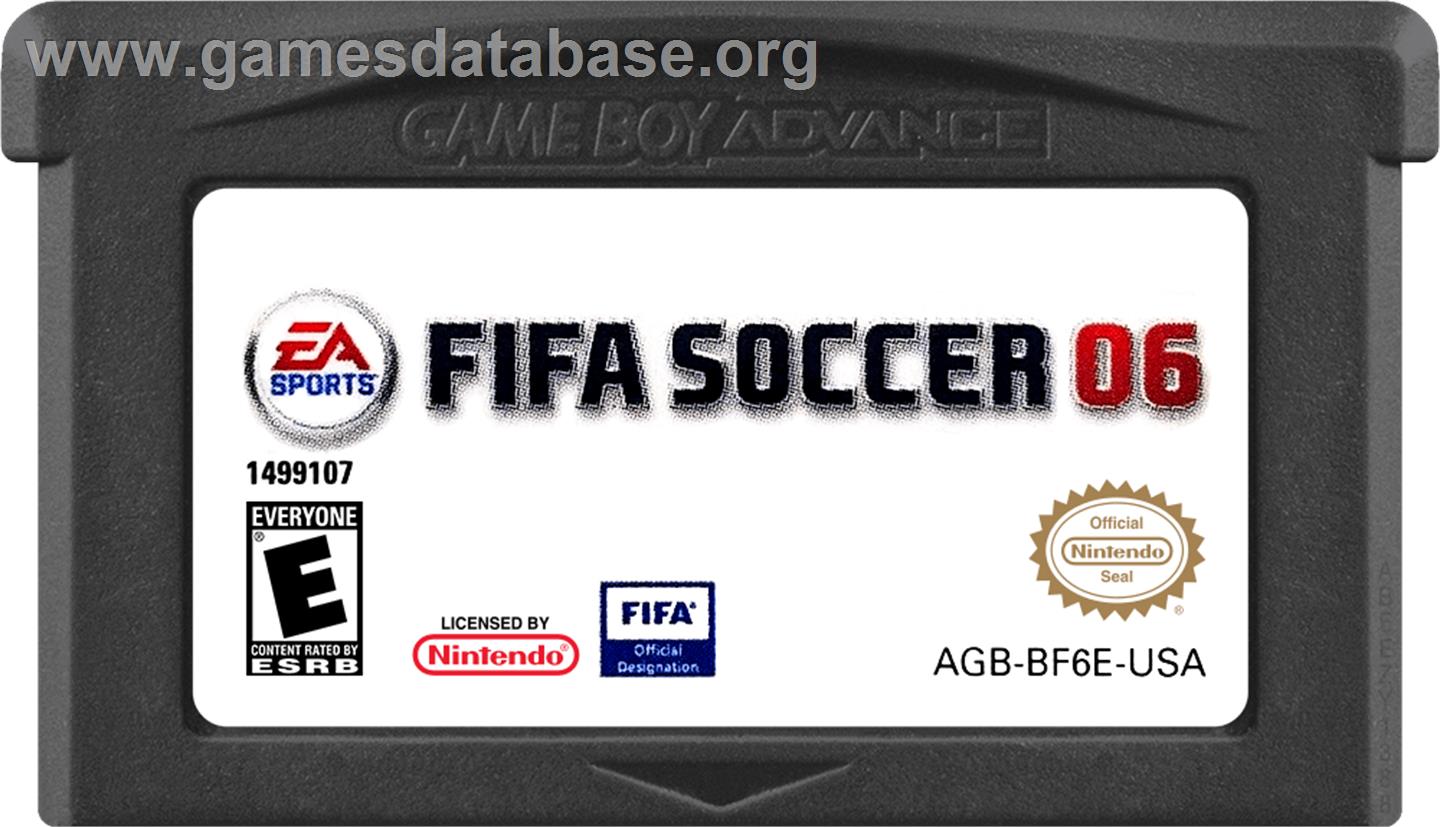 Fifa 06 - Nintendo Game Boy Advance - Artwork - Cartridge