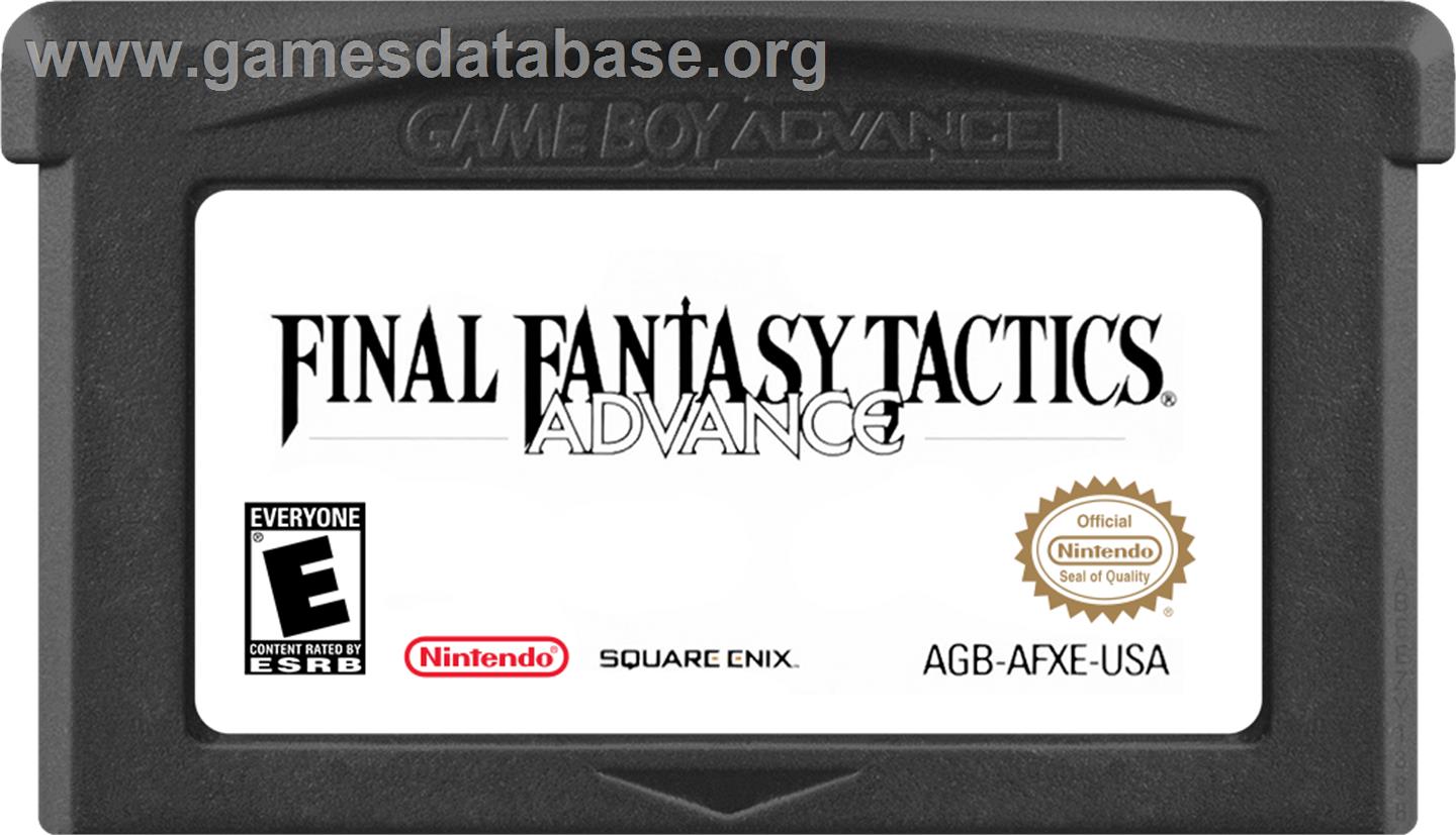 Final Fantasy Tactics Advance - Nintendo Game Boy Advance - Artwork - Cartridge