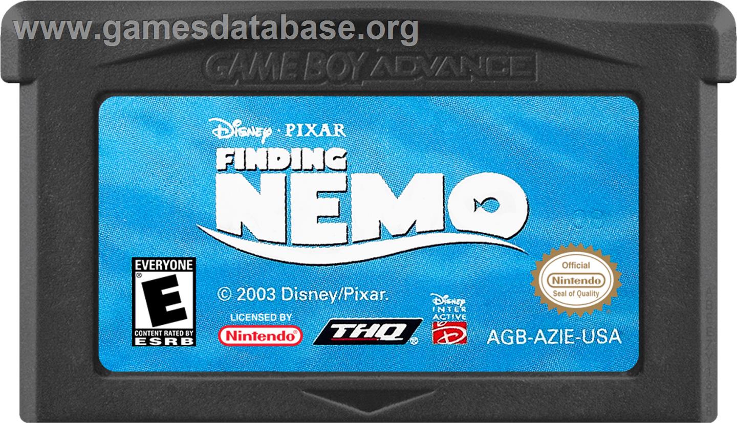 Finding Nemo - Nintendo Game Boy Advance - Artwork - Cartridge