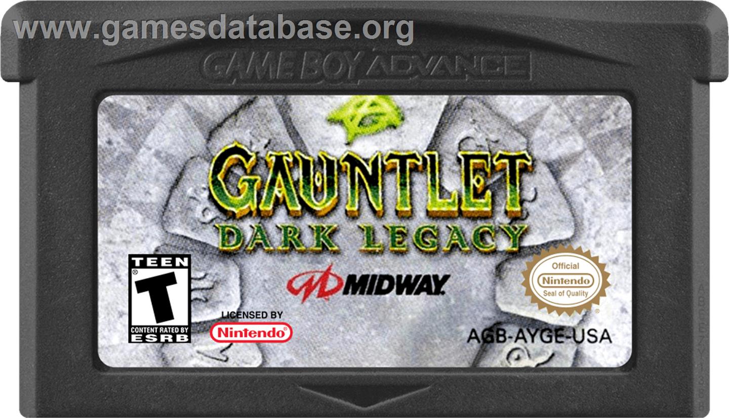 Gauntlet - Dark Legacy - Nintendo Game Boy Advance - Artwork - Cartridge