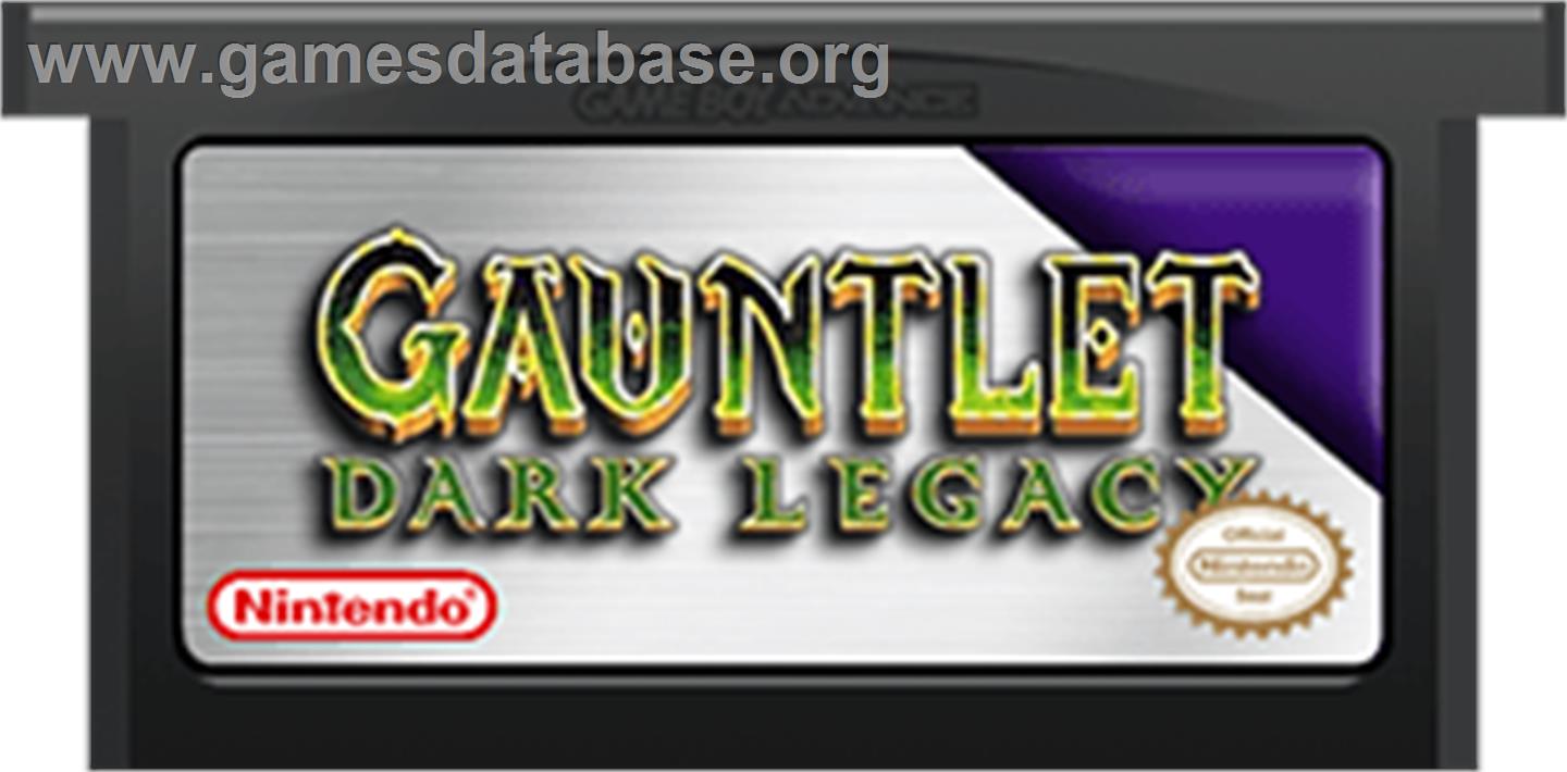 Gauntlet Dark Legacy - Nintendo Game Boy Advance - Artwork - Cartridge