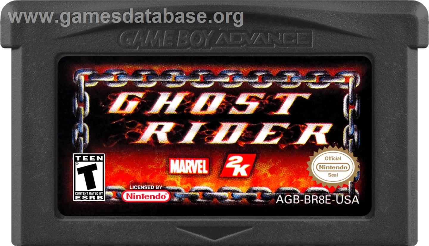 Ghost Rider - Nintendo Game Boy Advance - Artwork - Cartridge