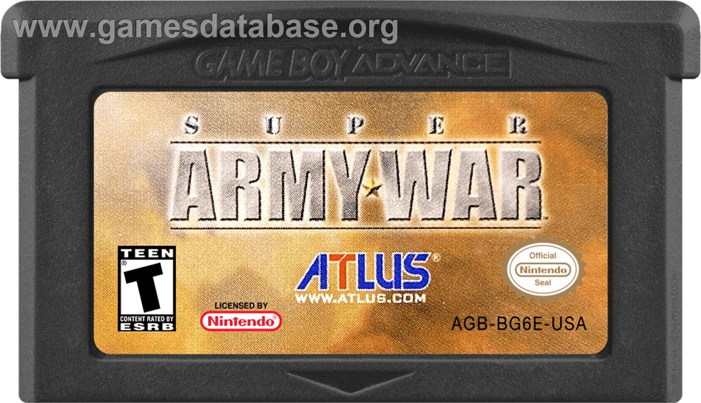 Glory Days - The Essence of War - Nintendo Game Boy Advance - Artwork - Cartridge