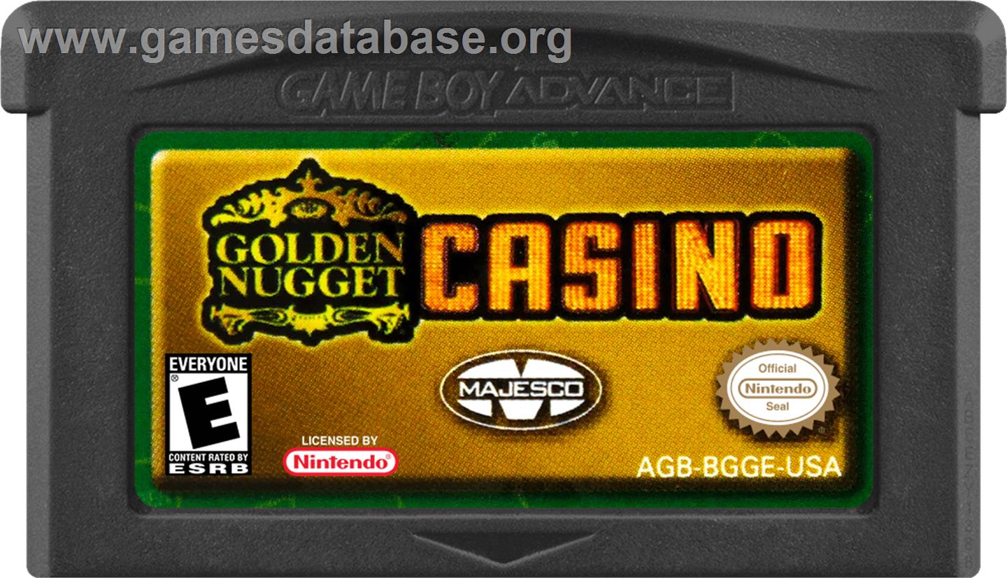 Golden Nugget Casino - Nintendo Game Boy Advance - Artwork - Cartridge