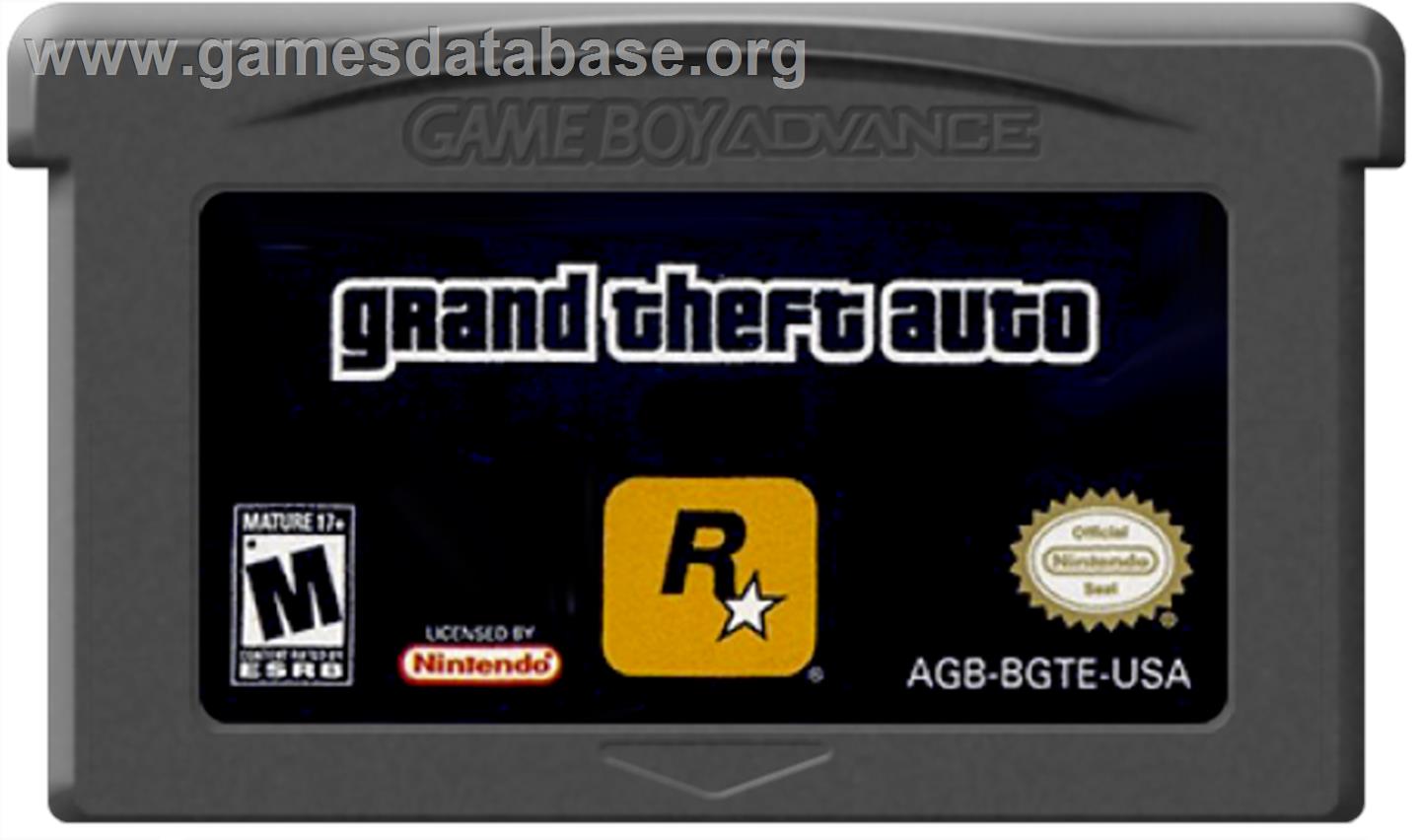 Grand Theft Auto Advance - Nintendo Game Boy Advance - Artwork - Cartridge