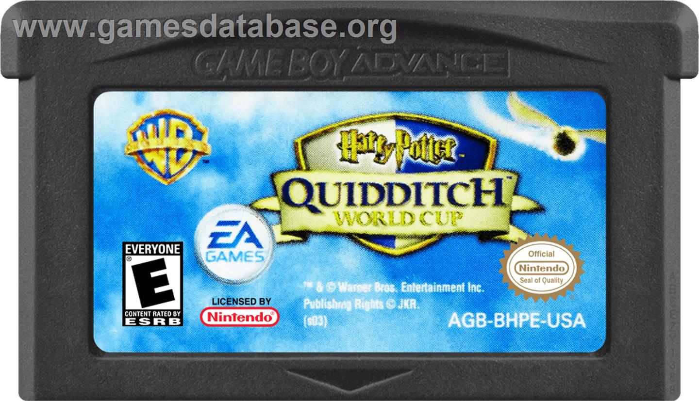 Harry Potter - Quidditch World Cup - Nintendo Game Boy Advance - Artwork - Cartridge