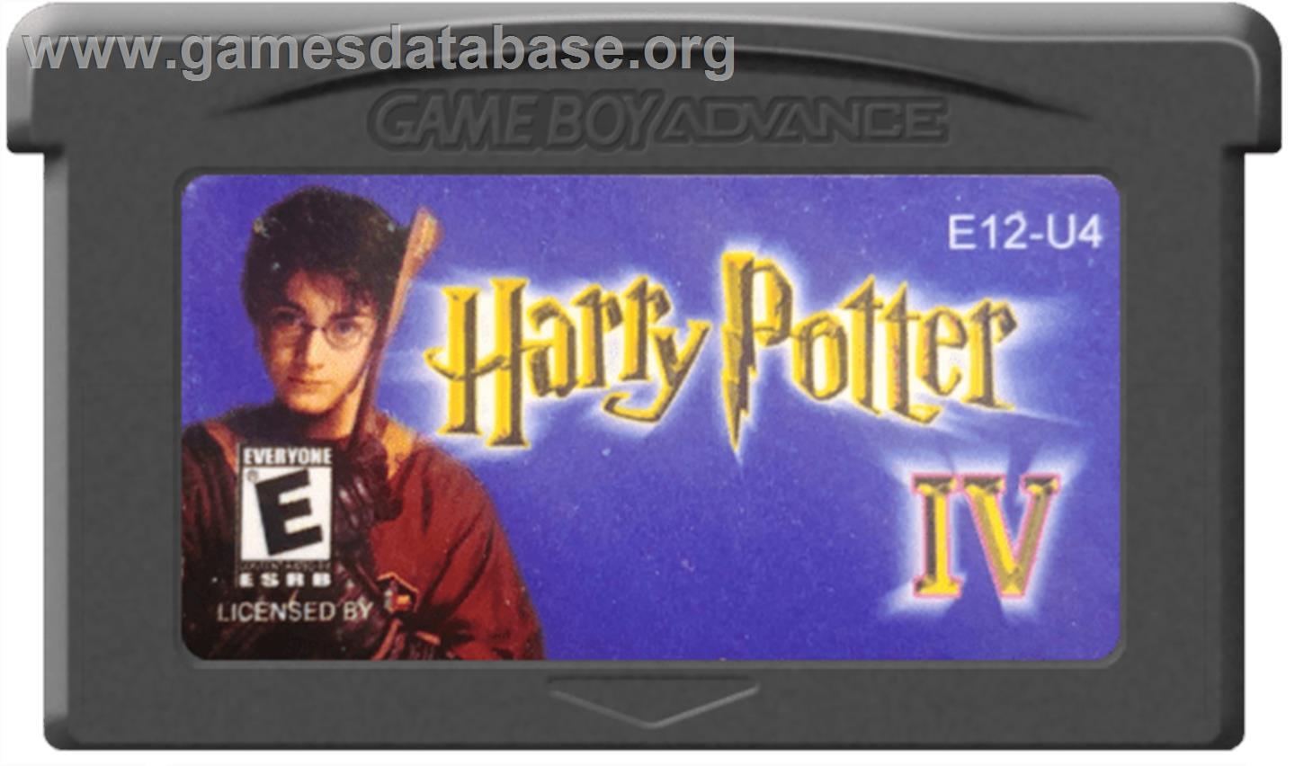 Harry Potter 4 - Nintendo Game Boy Advance - Artwork - Cartridge
